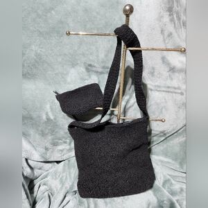 Carlo D'Santi Crocheted Purse with Coin Pouch